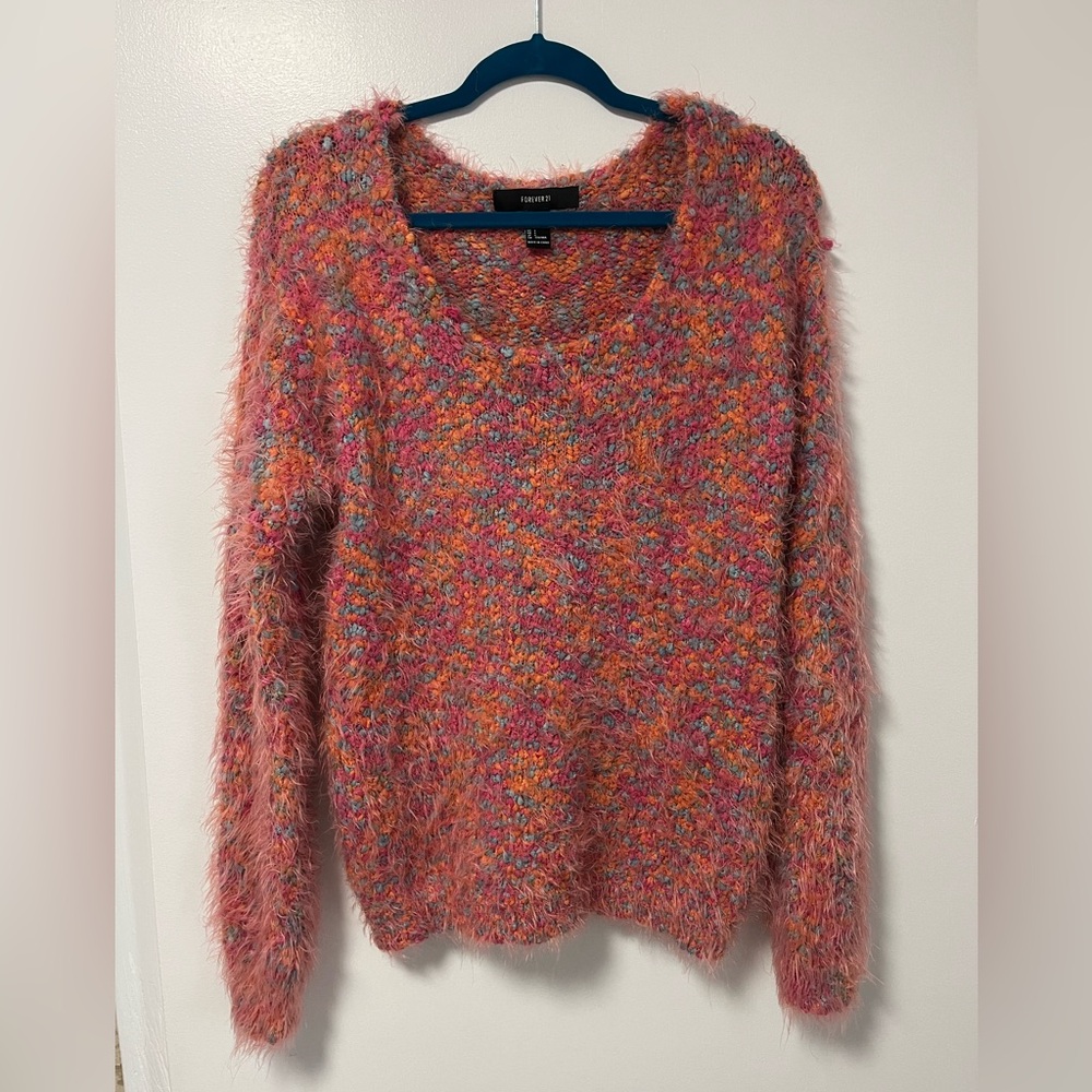 Forever 21 fuzzy sweater